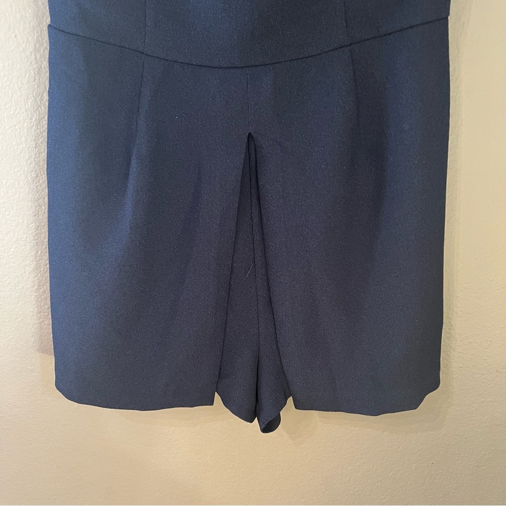 NWT Monteau Strapless Navy Romper L - Picture 4 of 10